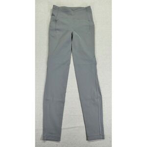Lululemon Women's 4 Grey Leggings Athleisure Wear Yoga Pants